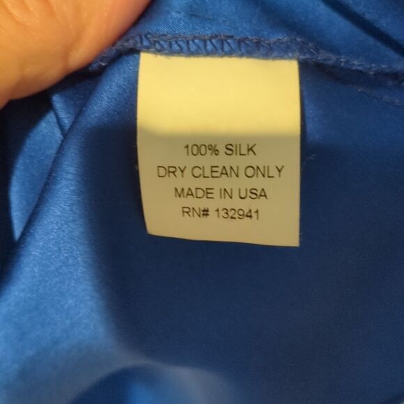 Amanda Uprichard 100% silk long sleeve dress - Picture 8 of 9